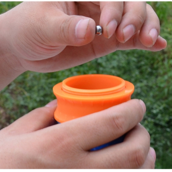 Set of 2 outdoor toy sport slingshots latex w durable hand hold cup powerful new - Picture 6 of 10